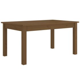 Coffee Table Honey Brown 80x50x40 cm Solid Wood Pine