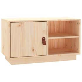 TV Cabinet 70x34x40 cm Solid Wood Pine