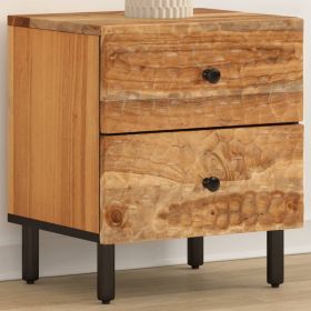 Bedside Cabinet 40x33x46 cm Solid Wood Acacia