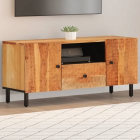TV Cabinet 105x33x46 cm Solid Wood Acacia