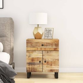 Bedside Cabinet 50x33x60 cm Solid Wood Mango&Engineered Wood