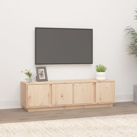 TV Cabinet 140x40x40 cm Solid Wood Pine
