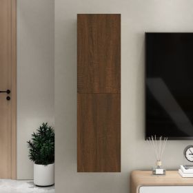 Wall-mounted TV Cabinet Brown Oak 30.5x30x110 cm