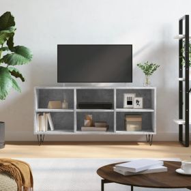 TV Cabinet Concrete Grey 103.5x30x50 cm Engineered Wood
