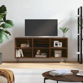 TV Cabinet Brown Oak 103.5x30x50 cm Engineered Wood