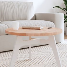 Table Top Ã˜60x2.5 cm Round Solid Wood Beech