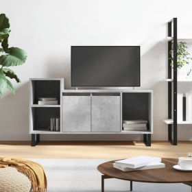 TV Cabinet Concrete Grey 100x35x55 cm Engineered Wood