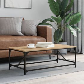 Coffee Table Sonoma Oak 100x50x35 cm Engineered Wood