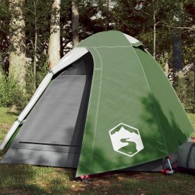 Camping Tent 2 Persons Green 254x135x112 cm 185T Taffeta