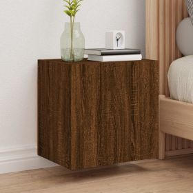 TV Wall Cabinet Brown Oak 40.5x30x40 cm Engineered Wood