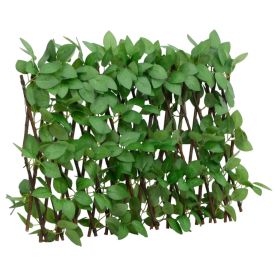 vidaXLÂ Artificial Ivy Trellis Expandable Green 180x30 cm