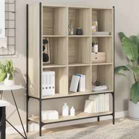 Bookcase Sonoma Oak 102x30x141.5 cm Engineered Wood