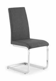 Roma Slate Grey Cantilever Dining Chair