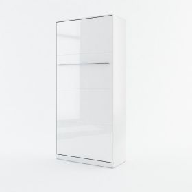 ArtNest Vertical Wall Bed 90cm - White Gloss