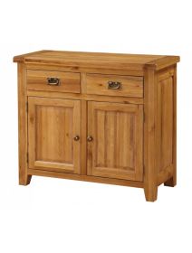 Wycombe Solid Oak Finish Sideboard 2 Doors and 2 Drawers - Small