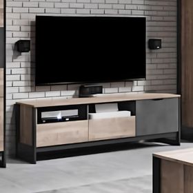 Pinnacle Stash TV Cabinet with 2 Drawers - Oak Grande