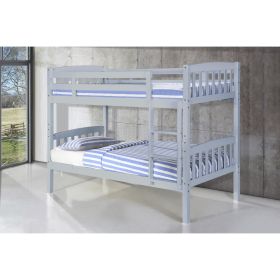 Erewash Grey Detachable Single Bunk Bed - Solid Wood