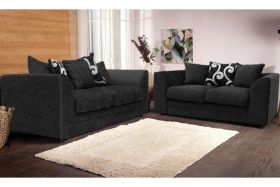 Brittany Chenille Fabric 3 Seater and 2 Seater Sofa Set