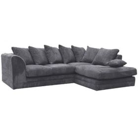 Desmond Jumbo Cord Corner Sofa - Grey and Other Colours