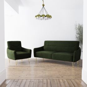 2 Seater Sofa and Armchair Set - Lyle