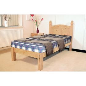 Waltham Solid Wood Bed Frame With Low Footend - Double Bed