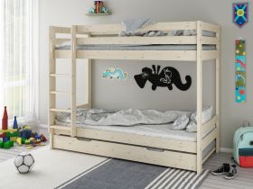 Nora Solid Wood Bunk Bed - Pine