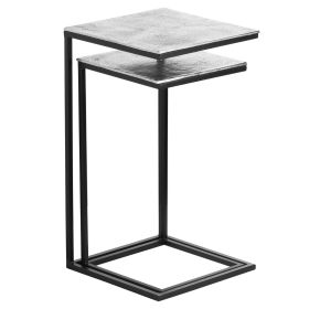 Set of 2 Silver Side Tables