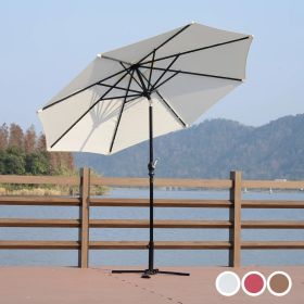 24 LED Solar Powered Parasol Umbrella - 3 Colours