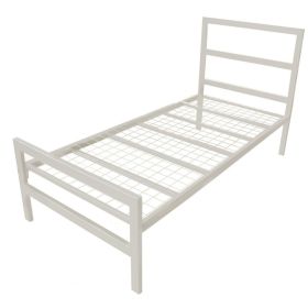 Eaton Contract Mesh Metal Bed - 3ft Single - Grey