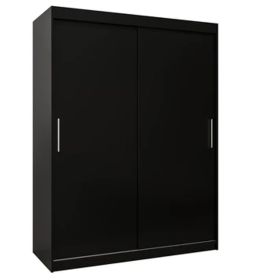 Morrison Sliding Door Wardrobe 150cm - Black
