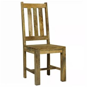 Delta Light Mango Wood Dining Chairs - Light Wood Tone