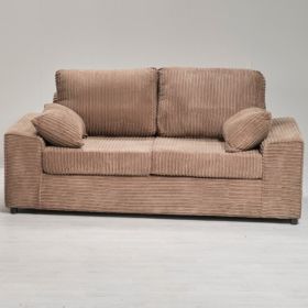 Wilkinson Jumbo Cord Padded Arm 2 Seater Sofa - Coffee and Other Colours
