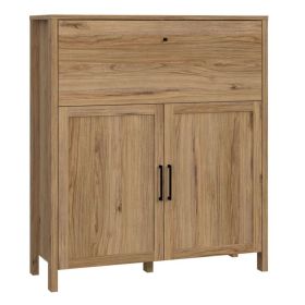 Brun Bar Chest with 2 Doors and 1 Drawer- Waterford Oak