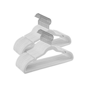50-Pack Hangers for Clothes Pale Classic White