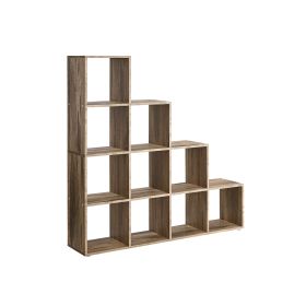 10-Cube Bookcase Camel Brown