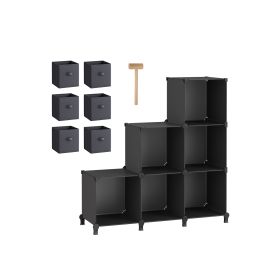 Non-Woven Fabric Cube Storage Unit with Storage Boxes