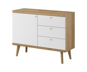Wigan Sideboard 107cm - White and Oak