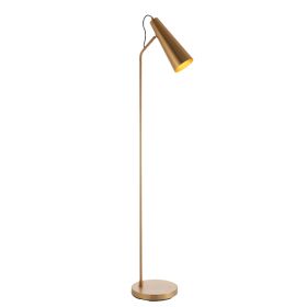 Ballina On Trend Style Foot Switch Floor Lamp - Antique Brass