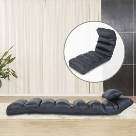 Lounge Futon Mattress Sofa Bed - Black or Brown