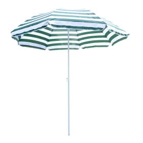 Large 1.8m Patio Garden Beach Sun Crank Umbrella Sunshade Folding Tilt Crank Parasol New