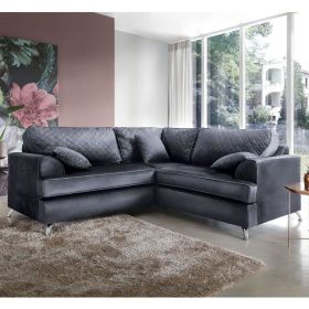 Ashton Corner Sofa - Dark Grey