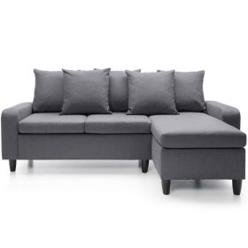 Pontoon Corner Sofa - Rigth Arm Dark Grey