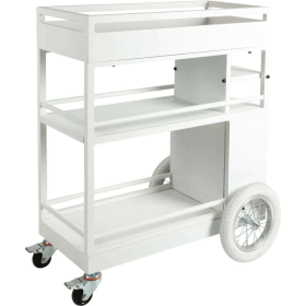 Arbor Gate Outdoor Drinks Trolley - White