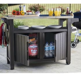 Keter Unity BBQ Double Table & Storage