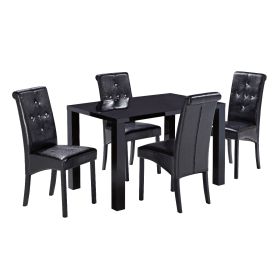 Monroe Medium Dining Table - Black