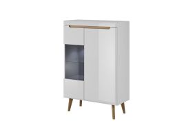 Serie Display Sideboard Cabinet - White
