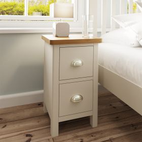 Palit Small Bedside Cabinet - Dove Grey