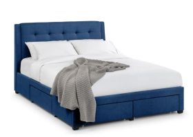 Fullerton 4 Drawer 135cm Bed - Blue