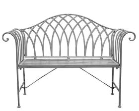 Cheadle Outdoor Bench - Distressed Grey