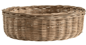 Belper Woven Rattan Basket - Natural